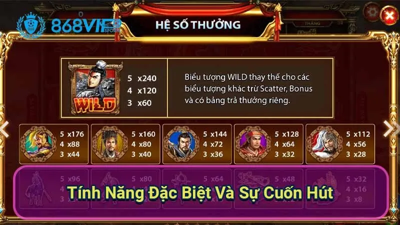 Nổ Hũ Tam Quốc Chí: Hành Trình Khám Phá Thế Giới Đầy Mê Hoặc 3 tinh-nang-dac-biet-va-su-cuon-hut